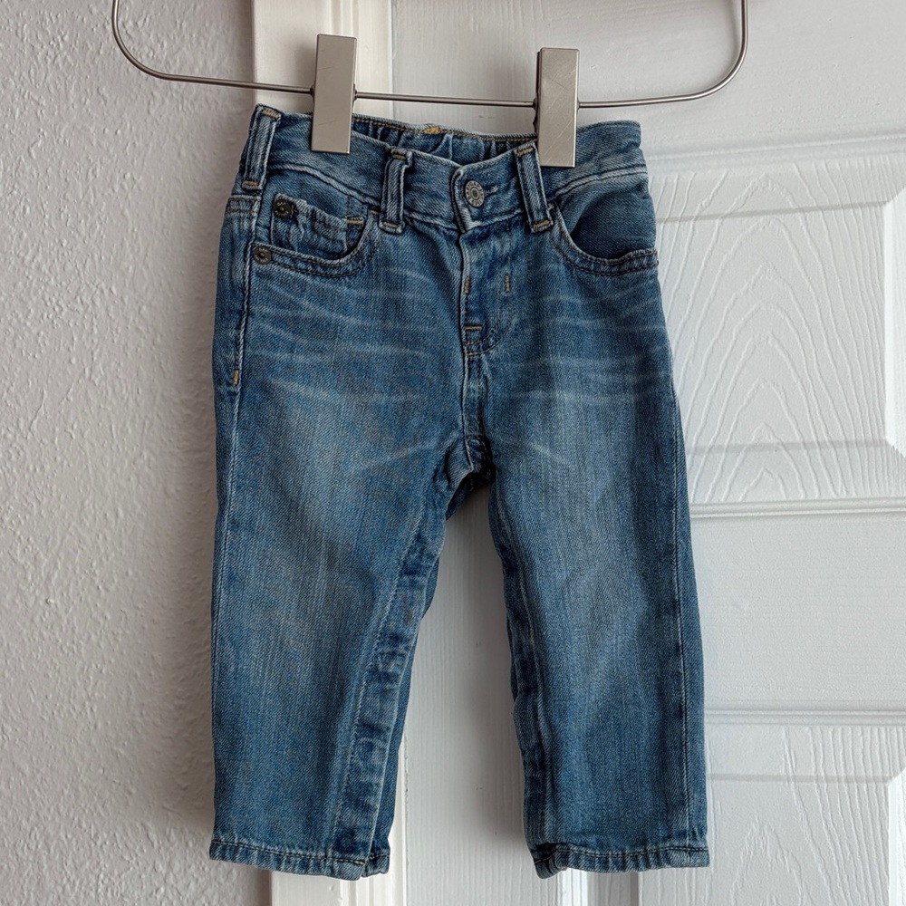 Baby Gap Organic Cotton Toddler Easy Slim Blue Denim Jeans